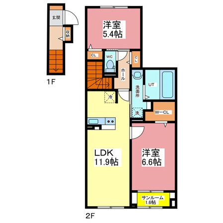 琴福の物件間取画像